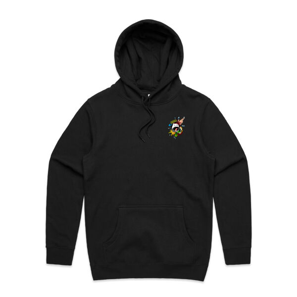 ESports Hoodie - Original Logo Front, 1st Mascot Back Thumbnail